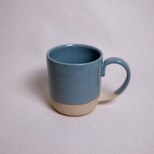 Tall Loop Handle Mug - Sage Blue Satin