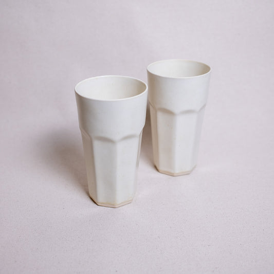 Cream Ceramic Tumblers