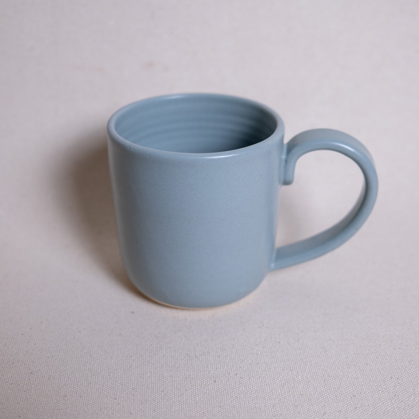 Medium Loop Handle Mug - Sage Blue Satin