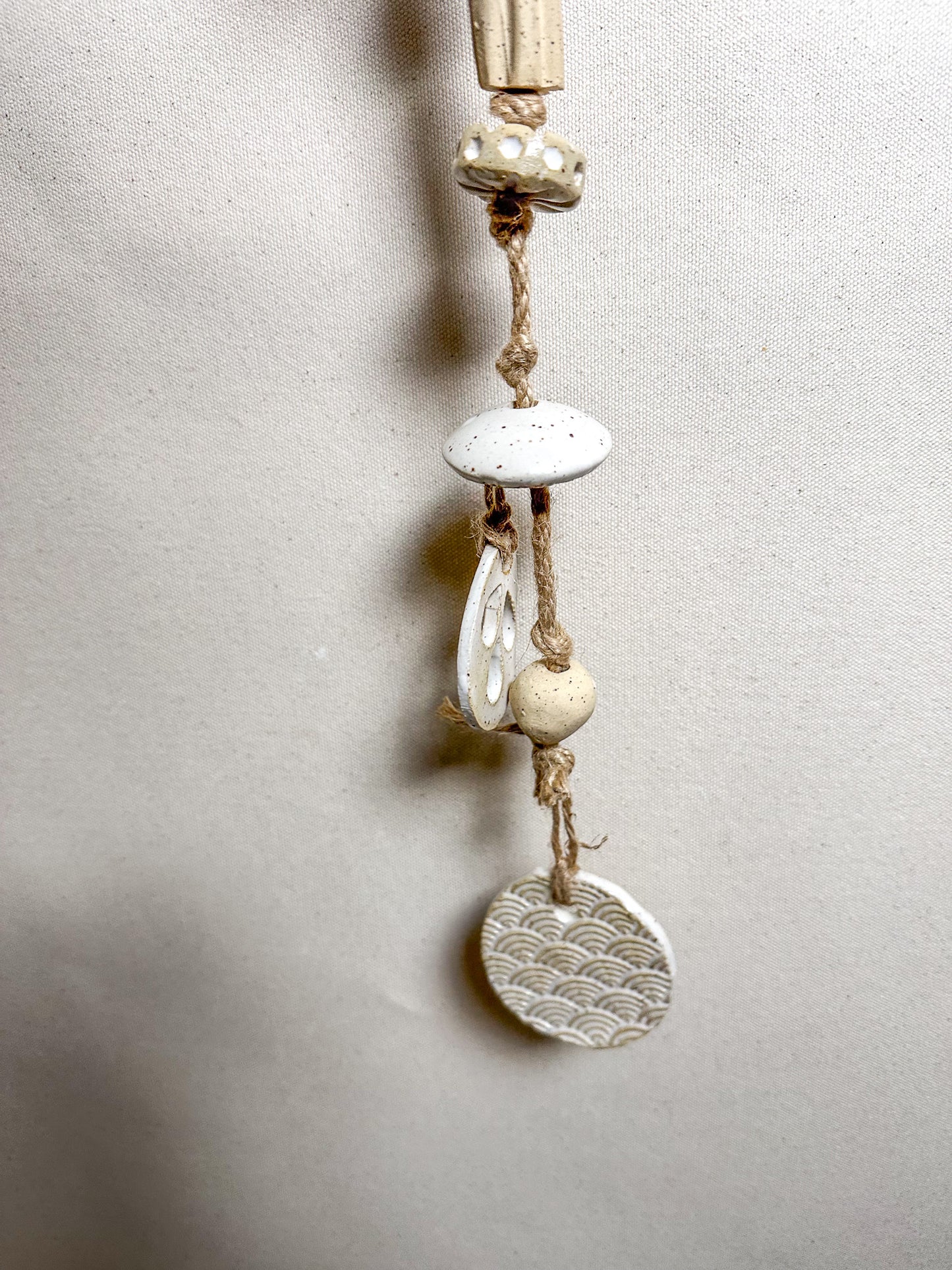 Ceramic Hanging Piece # 15